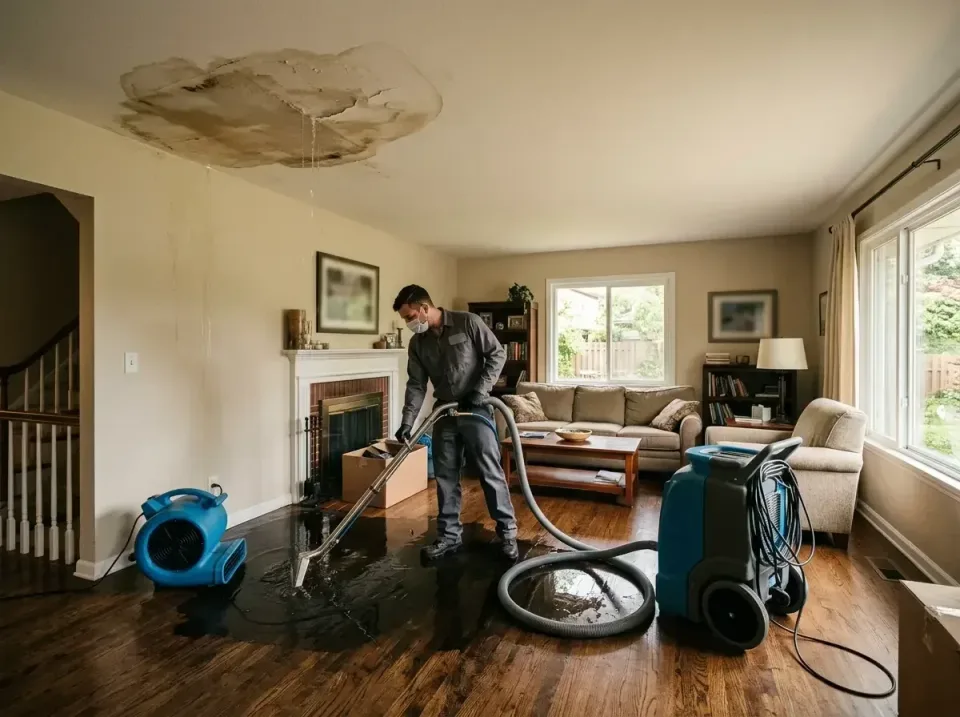 attic-pipe-burst-ceiling-drip-008 — frequently asked questions, Water Damage Restoration & Carpet Care in Hermann, MO